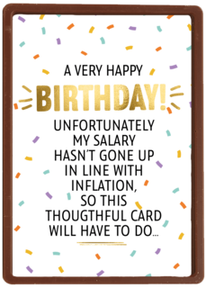 Verjaardagskaart inflation
