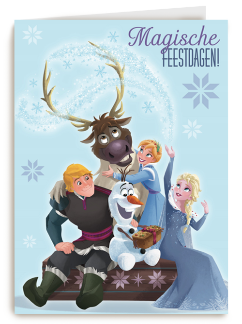 kerstkaart magische feestdagen