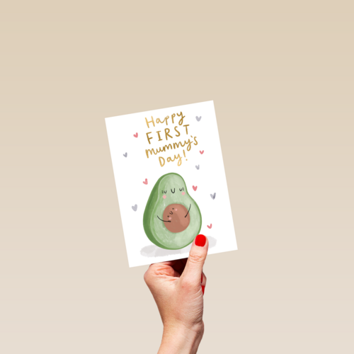 moederdag kaart happy first mummys day