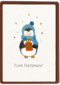 Kinderpostzegels Pinguin Fijne Feestdagen