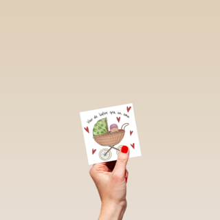geboorte kleinkind voor de liefste opa en oma