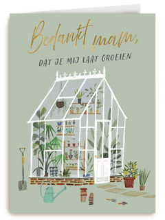 Moederdag bedankt voor de groei