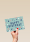 Happy Birthday met confetti