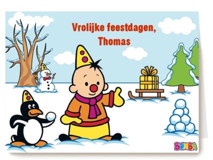 bumba in the snow