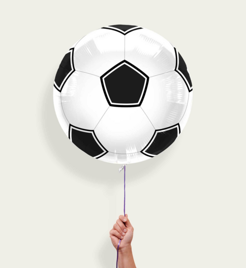 Ballon Voetbal Zwart Wit