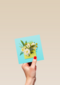 Sterkte kaart Blanco met bloemen corona