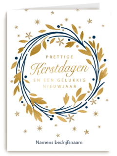 Stijlvolle zakelijke kerstkaart