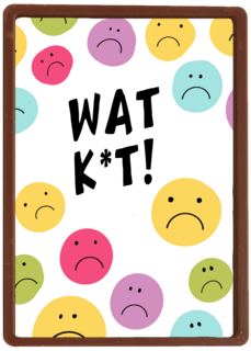 Gezakt kaart smilies