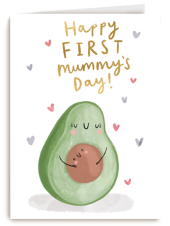 moederdag kaart happy first mummys day