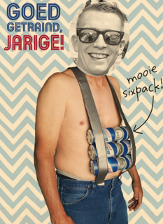 een mooie sixpack getraind