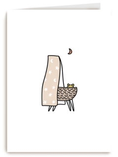 Geboortefelicitatie wiegje