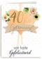 Huwelijkskaart 40 jaar getrouwd Van harte gefeliciteerd
