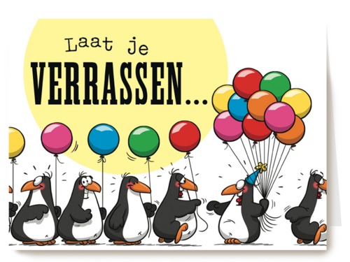 funny mail laat je verrassen ballonnen