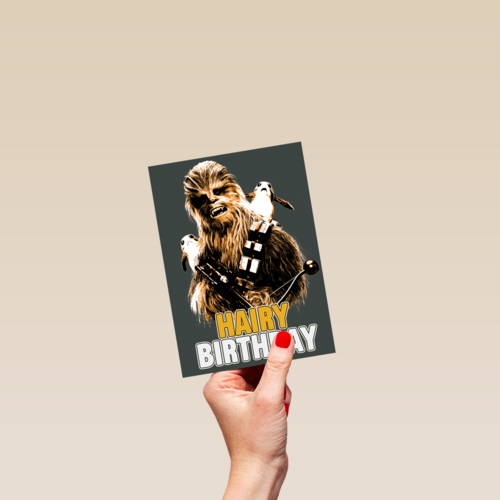 Star Wars Chewbacca Hairy Birthday