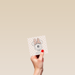 Geboorte felicitatie Minnie Mouse
