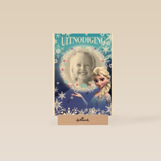 fotokaart frozen uitnodiging elsa