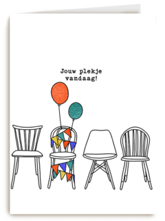 Verjaardagskaart Jouw Plekje Vandaag
