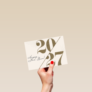 Nieuwjaar 2027 Goud Happy New year