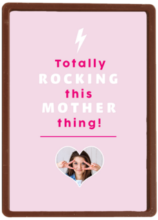 moederdag fotokaart totally rocking this moeder thing