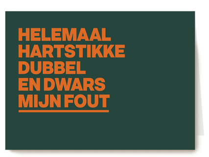 Dubbel en dwars mijn fout AndC