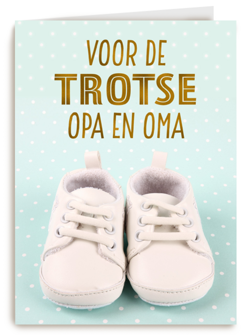 schoentjes voor een trotse opa en oma