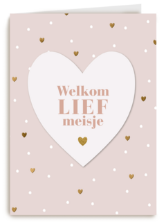 Geboortefelicitatie Welkom lief meisje