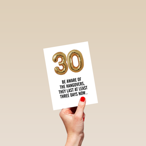 30 beware of the hangovers