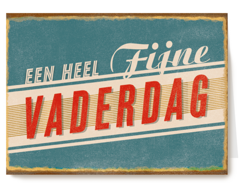 vaderdag kaart klassiek een heel fijne vaderdag
