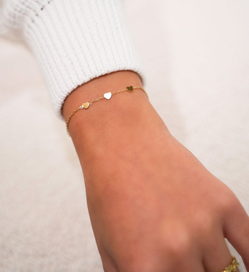 My Jewellery Armband Drie Hartjes You Did It