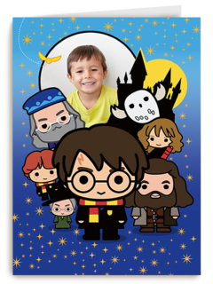 Harry Potter Fotokaart Blauw