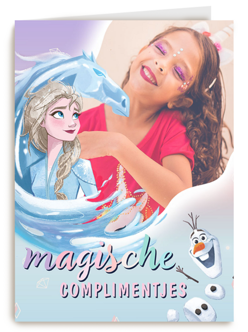 Frozen compliment fotokaart Elsa