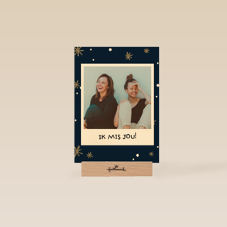 nieuwjaar fotokaart ik mis jou