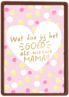 moederdag kaart klassiek wat doe jij het goed als nieuwe mama