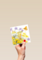 Kaart flowers by Marjolein Bastin Vlinder gele bloemen