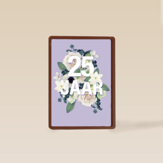 boeket voor vijfentwintig jaar