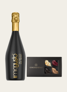 Giftset Chocolade Kusjes Met Prosecco