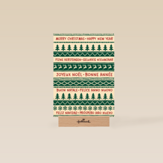 groene bomen en herten in patroon