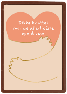 Dikke knuffel voor de allerliefste opa en oma