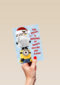 minion kerstkaart santa nice list this xmas