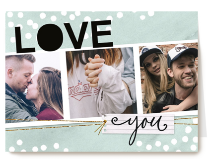 love you fotokaart 3 fotos