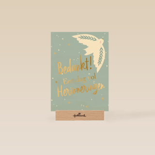 Bedankt een dag vol herinneringen volwassen