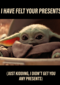 Star Wars Grogu kaart no presents