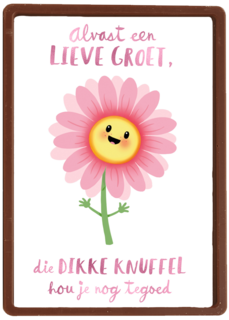 moederdag kaart klassiek alvast een lieve groet