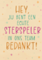 Sterspeler in ons team