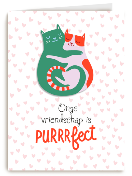 Onze vriendschap is purrrfect