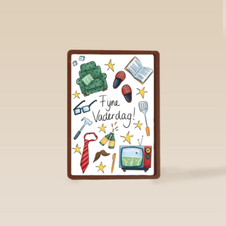 Vaderdagkaart fijne vaderdag Matia Studio