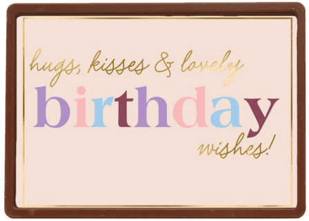 Hugs kisses lovely birthday wishes
