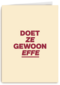 andC Doet ze gewoon effe