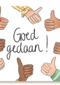 compliment kaart goed gedaan matia studio