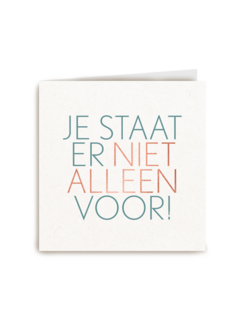 Sterktekaart Je staat er niet alleen voor